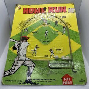 Vintage Smethport Specialty Company 1971 Home Run Baseball Pinball Game #207